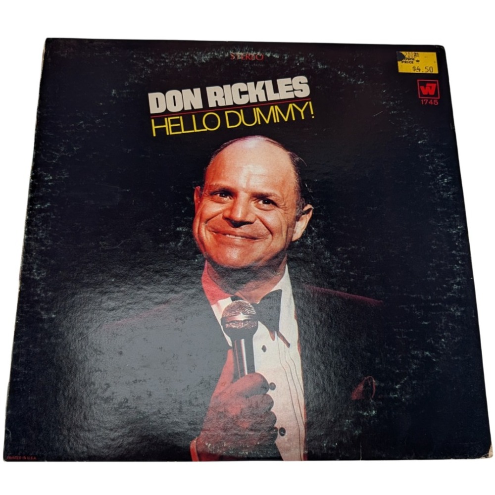 Don Rickles Hello Dummy LP Stereo 1968 US WS 1745 VG+/VG